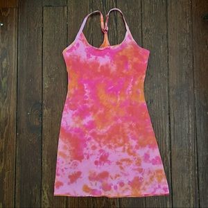 Outdoor voices exercise dress pink tie dye NWT XS
